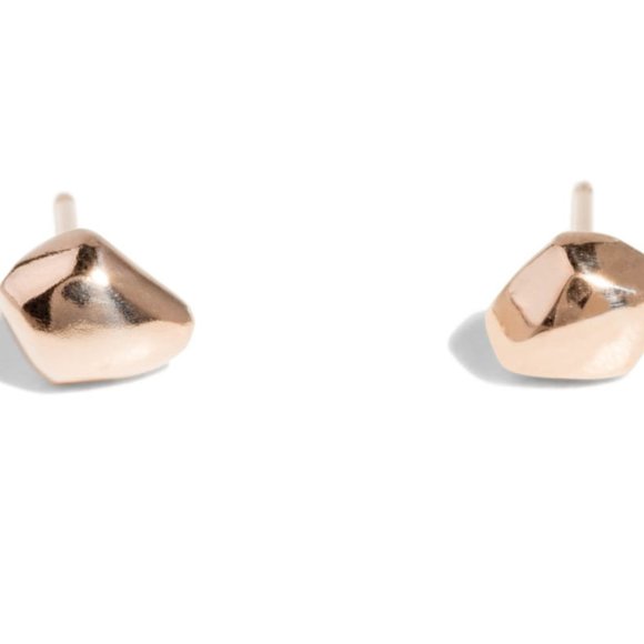 Bario Neal Bog Studs, 14KT Rose Gold - Picture 2 of 6